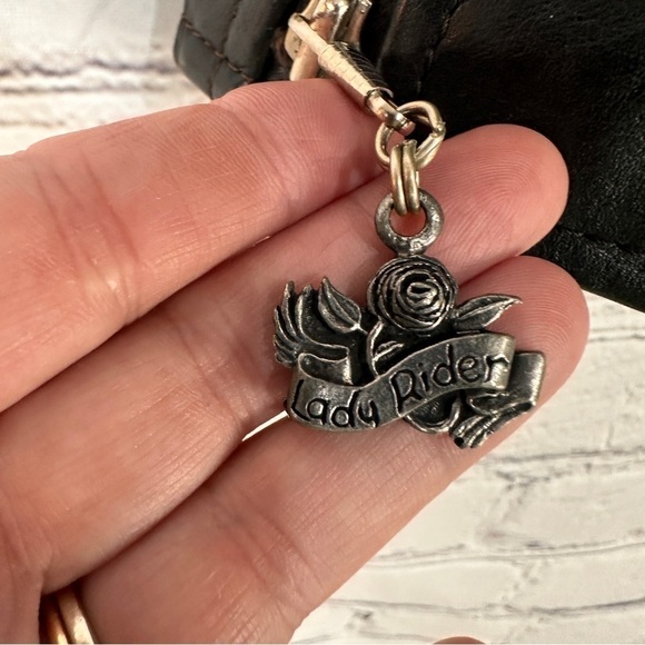 Women’s genuine leather motorcycle jacket riding biker moto Harley Davidson XL - Picture 6 of 14